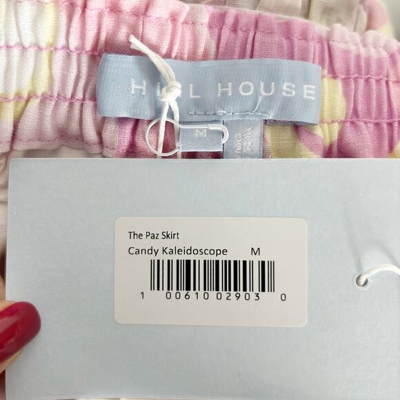 HILL HOUSE Tiered Ruffle Paz Mini Skirt in Candy Kaleidoscope - Picture 7 of 7